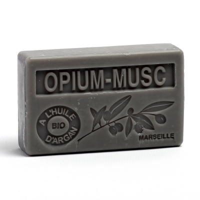 savon de marseille 100gr biologische arganolie - opium musk